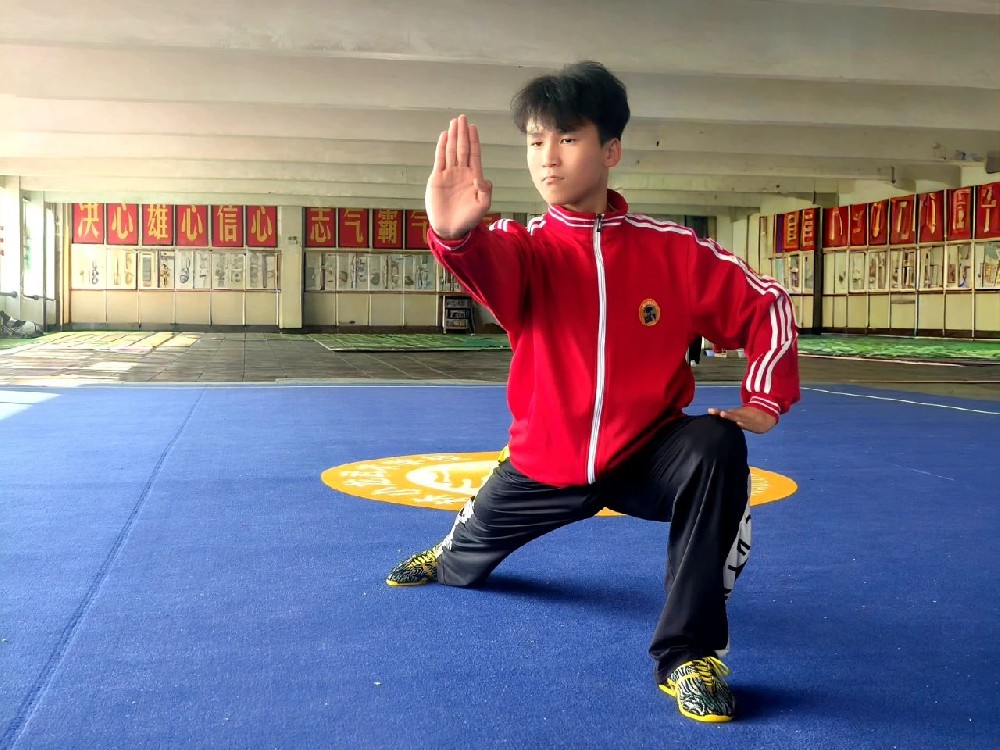 少林小龍武校表演部學(xué)員穆奧杰以精湛的技藝逐夢武壇