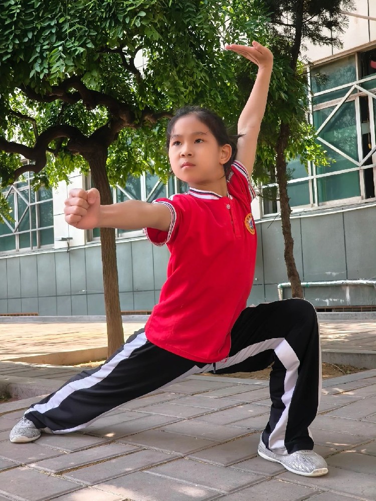河南少林小龍武校女生部學(xué)員顏幸瑋的“武”彩年華