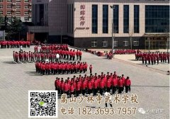 嵩山少林武術(shù)學(xué)校培養(yǎng)團(tuán)隊(duì)合作精神！
